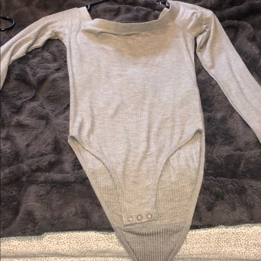 Gray one piece